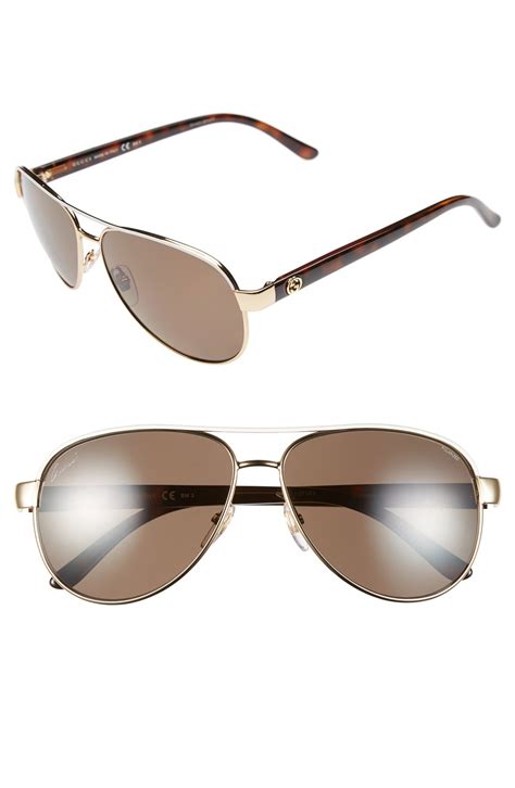 gucci round acetate glasses|gucci 58mm polarized aviator sunglasses.